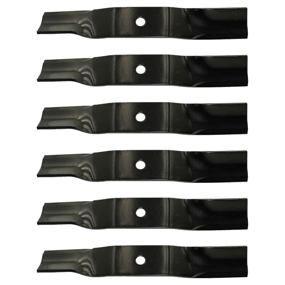 Set of 6 Mower Blades for Kubota Kommander 48" (K5575-34330, K5575-97530)