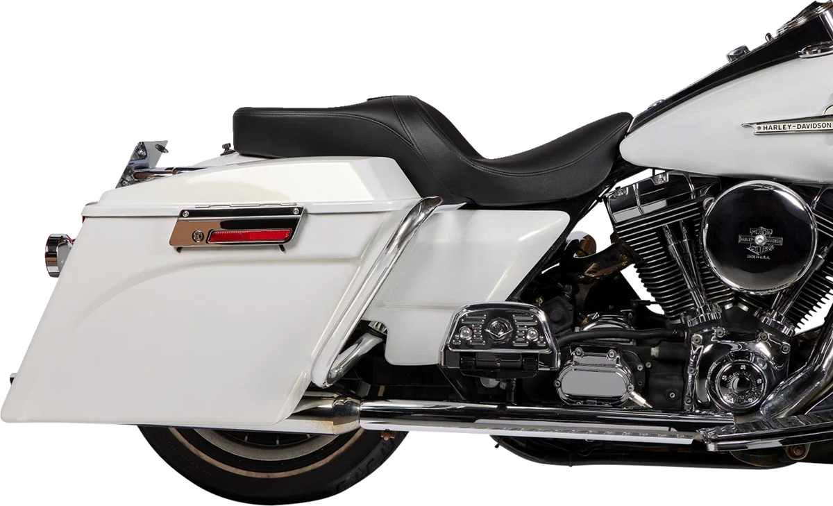 Freedom Seat for Harley FLH (1997–2007) - Solar Leather - Black
