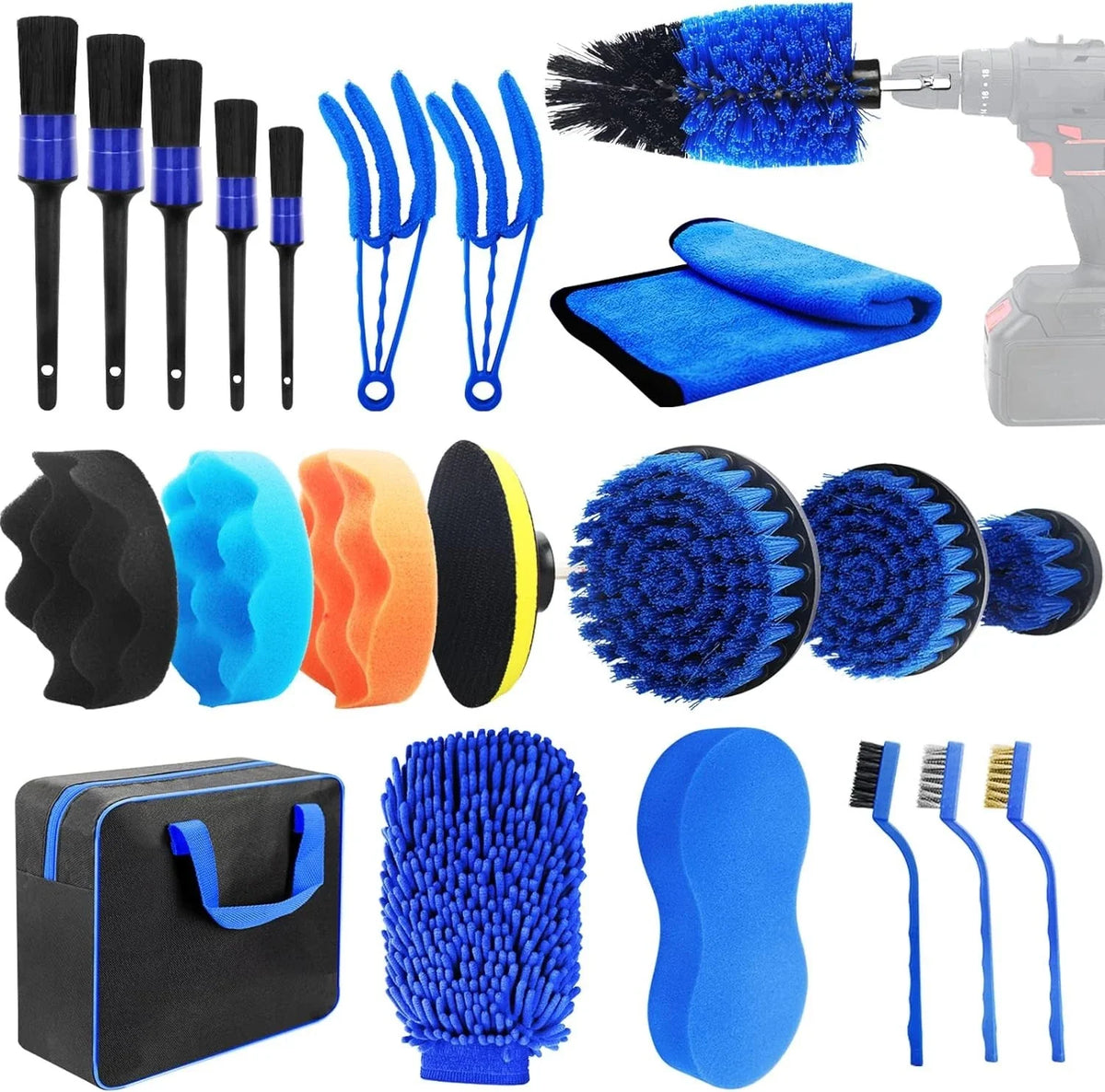 22-Piece Car Cleaning Kit for Auto (Universal)