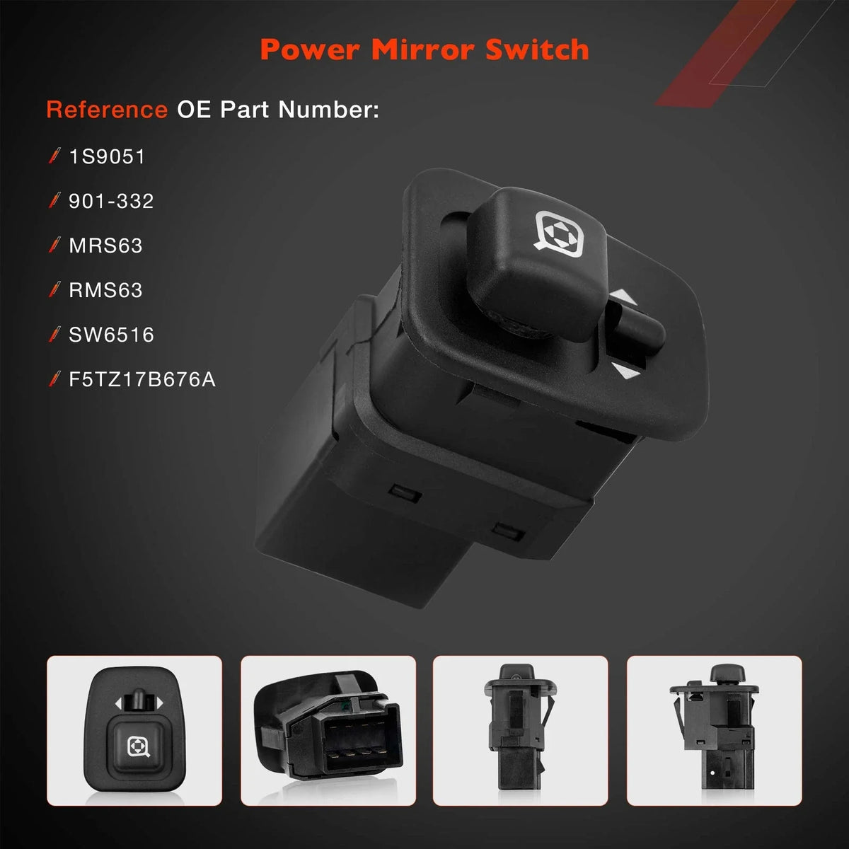 Mirror Control Switch for Ford Ranger 1995-2008