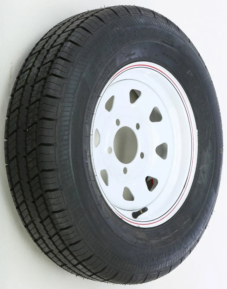 AWC Trailer Tire and Wheel Assembly for 1,750 lb Axles (15-Inch)