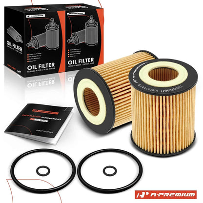 2X Engine Oil Filter for Ford Escape (2005–2009) Fusion (2006–2009) Mazda