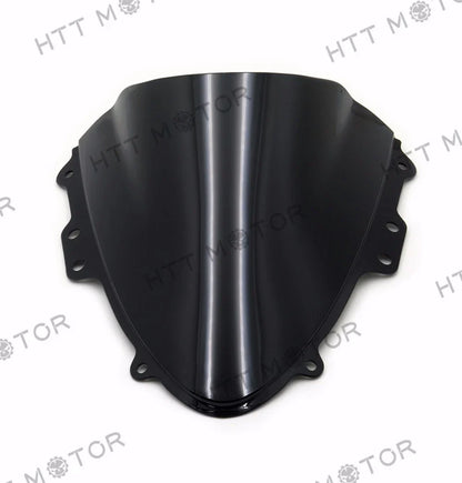 2004-2005 Suzuki GSXR600/750 Black Double Bubble Windshield