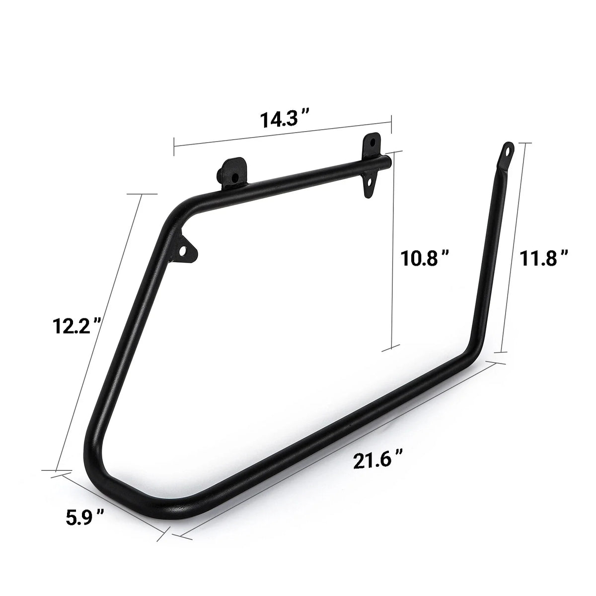 6x9" Speaker Lid for Dyna (Stretched Extended Saddlebags + Conversion Brackets)