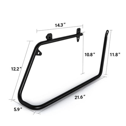 6x9" Speaker Lid for Dyna (Stretched Extended Saddlebags + Conversion Brackets)