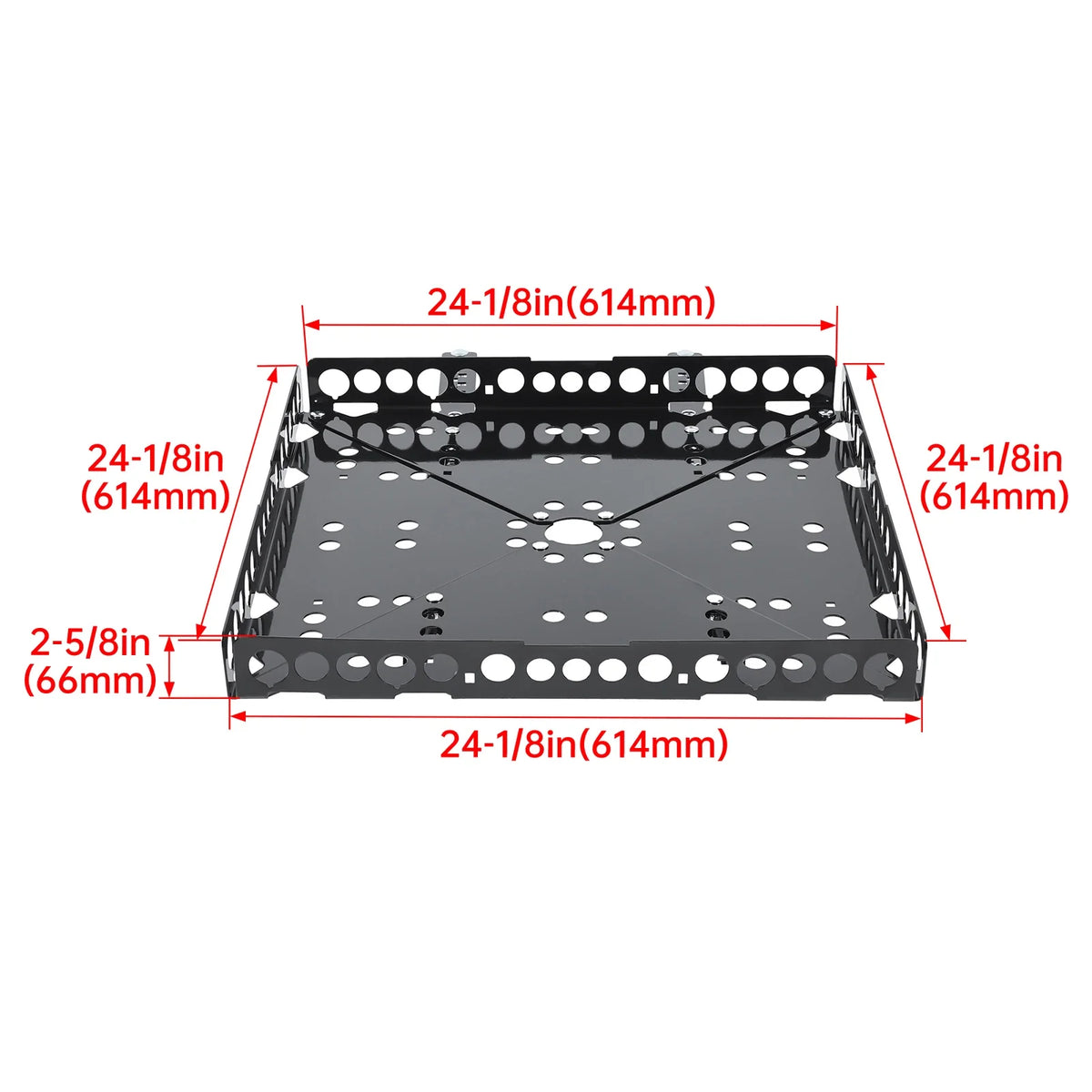 Bumper Mount Generator & Cargo Carrier Tray Kit for RV