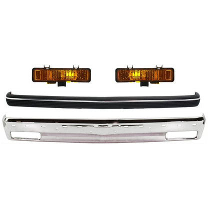 Front Bumper Face Bar for Chevy S10 Pickup Blazer (1991–1993)