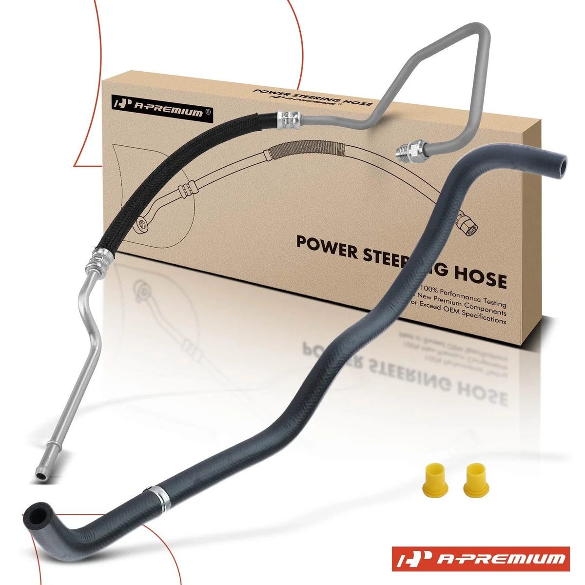 2X Power Steering Return Line Hose Assembly for Ford Thunderbird (2002–2005)