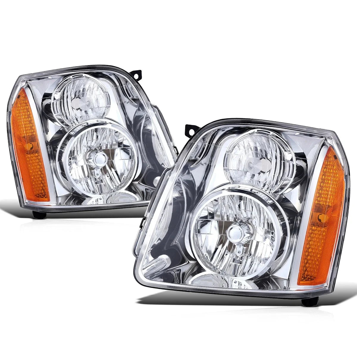 Headlight Assembly for GMC Yukon XL 1500 2500 (2007–2014) Amber Corner