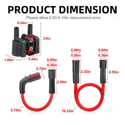 Ignition Coil Set compatible with Harley Sportster 1200 (2010-2023)