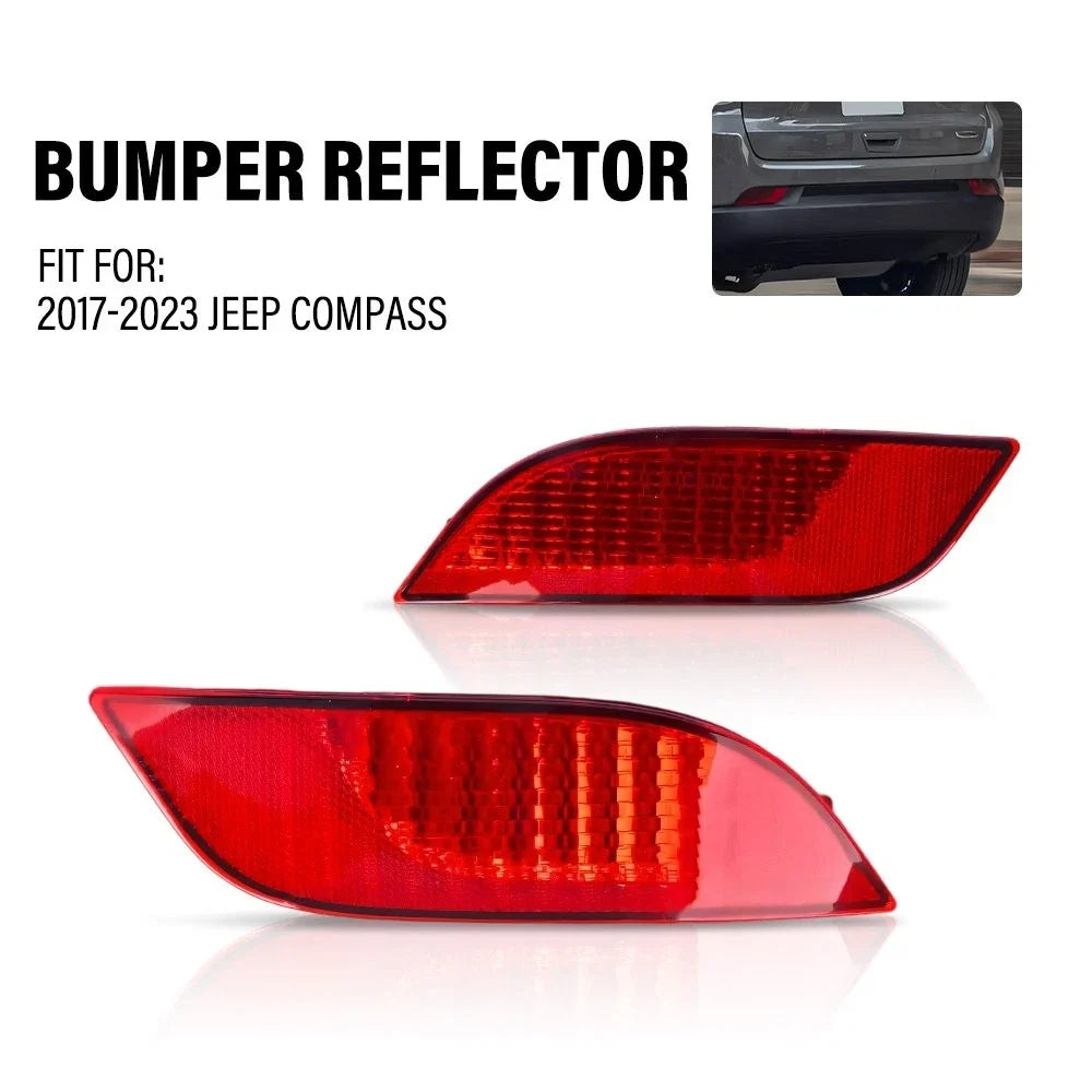 Rear Reflectors - CAPA EV Pair for Jeep Compass (2017–2023)