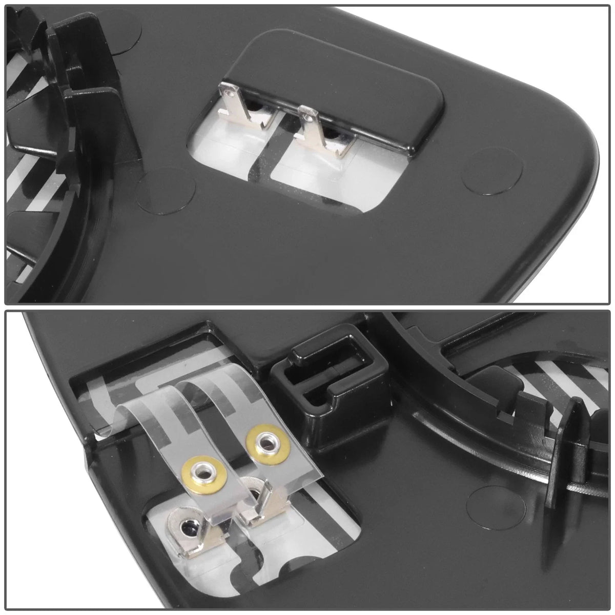 Right Side Heated Convex Mirror Glass Dual for Ford Transit Connect 2014-2024