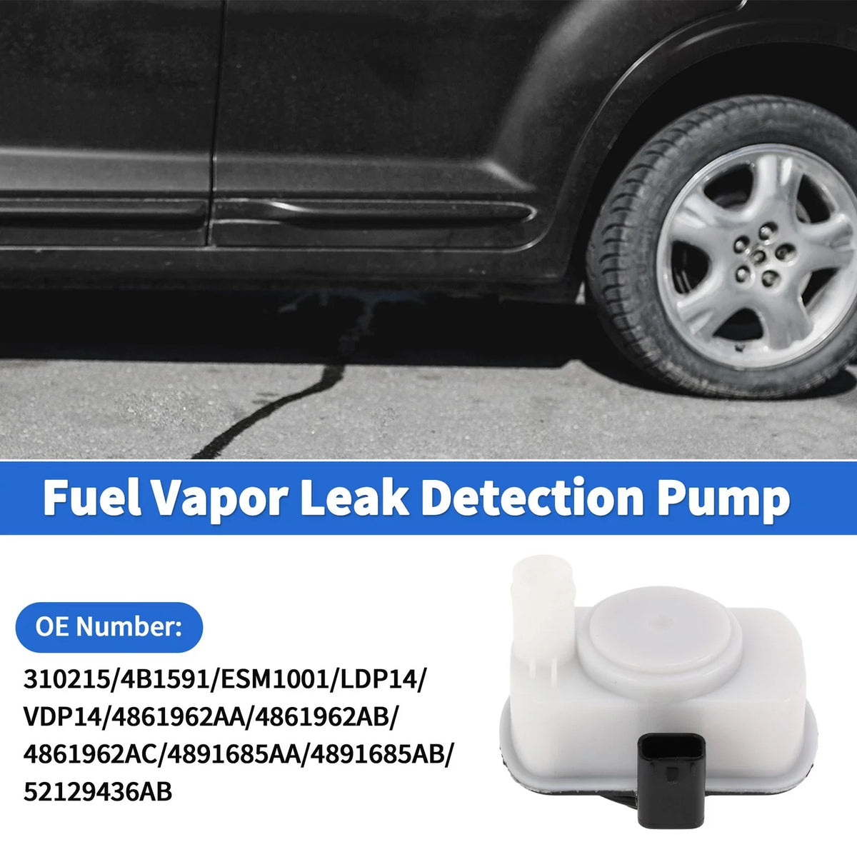 Leak Detection Pump for Dodge Challenger (2008–2019) No. 310215, 4B1591, ESM1001
