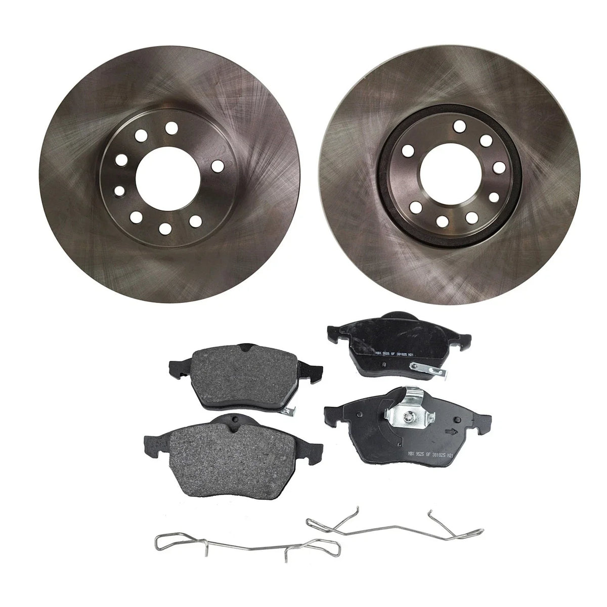 Disc Brake Rotors with Pads for Saab 9-3 and Saturn L300