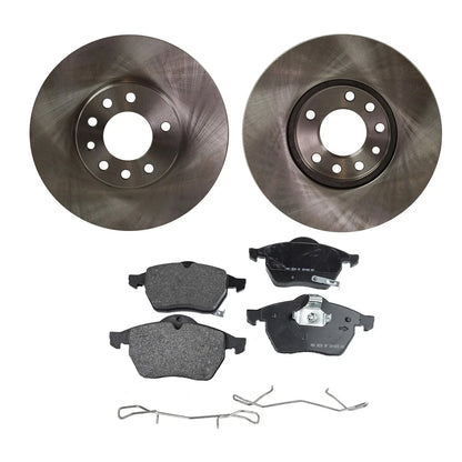 Disc Brake Rotors with Pads for Saab 9-3 and Saturn L300