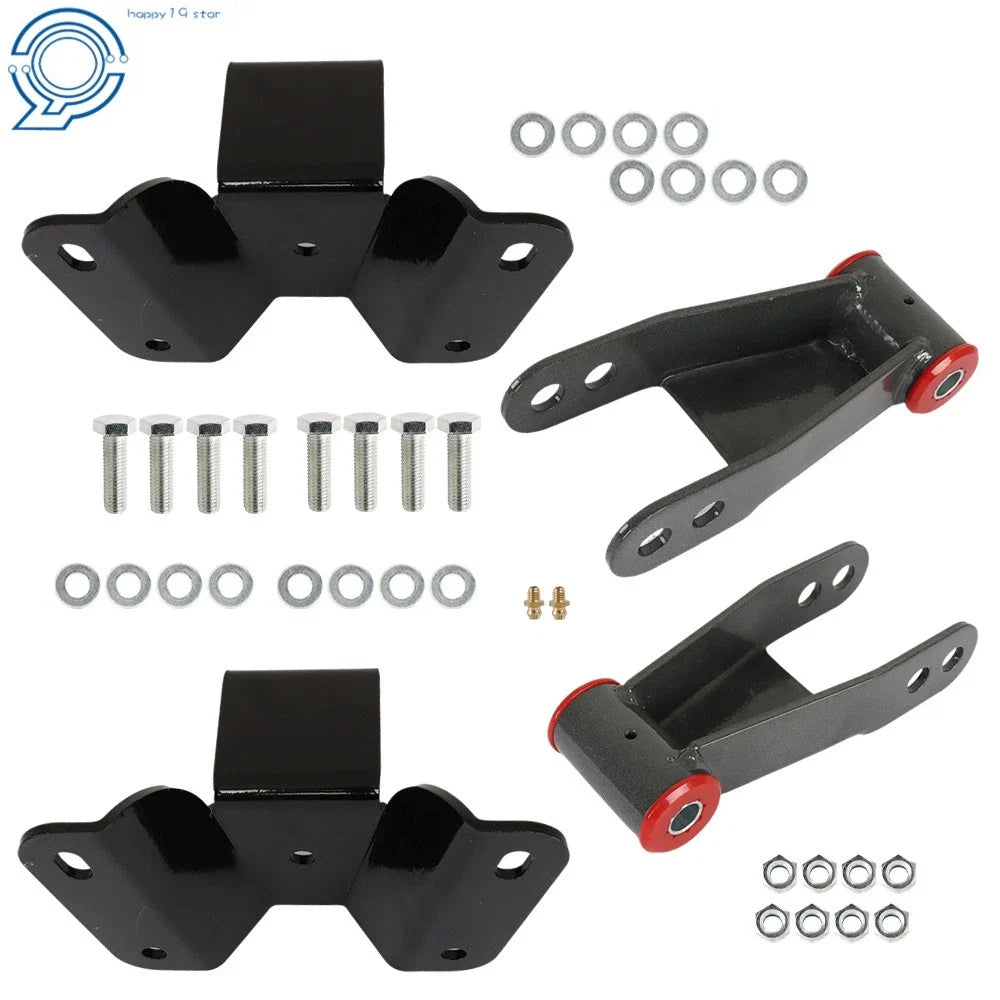 4" Drop Kit Leveling Shackles for Ford F100 (1973–1996)