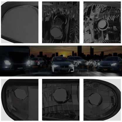 Headlight Set & Bumper Lamps for GMC Sierra/Yukon Denali 2001-2007