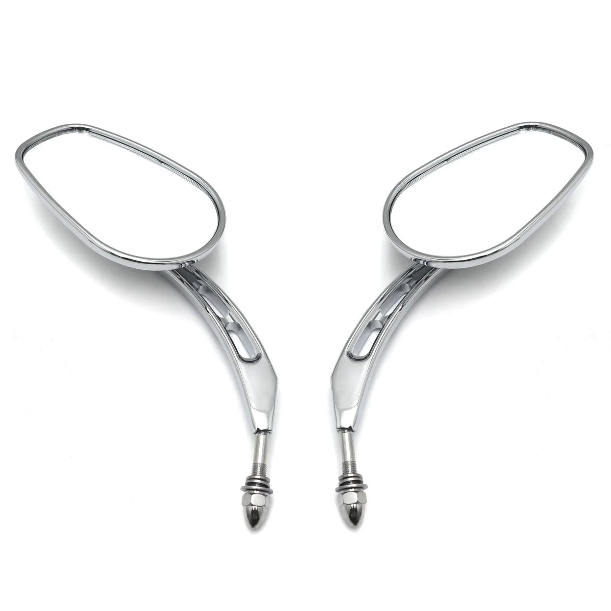 Big Rear Side Mirror 8mm Chrome for Harley Dyna Super Glide 2006-2017