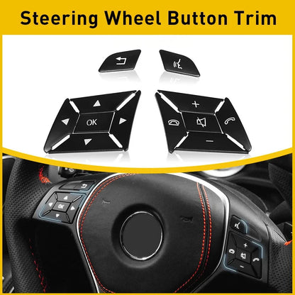 Steering Wheel Trim Button Cover for 2012-2016 Mercedes E C G Class