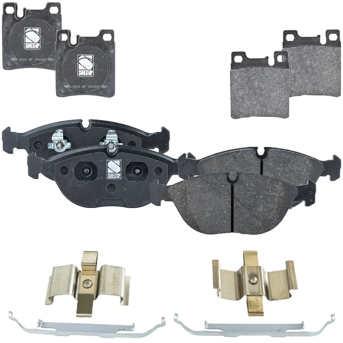 NAO Brake Pads Set - 4 Pack for Chrysler Crossfire (2005-2006)