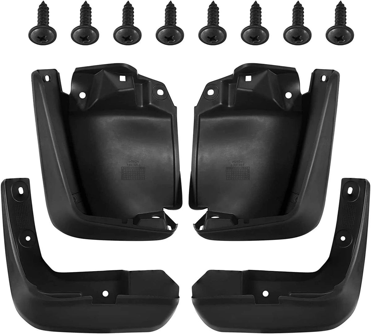 Splash Guards Mud Flaps Set for Honda Civic 2012–2015 Coupe Sedan (4Pcs)