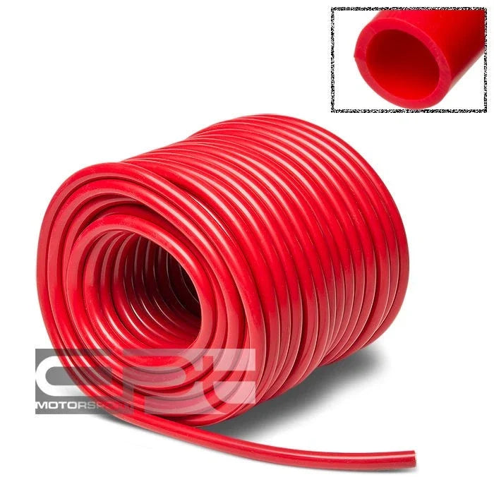10MM Silicone Vacuum Hose for Various Applications (Flexible, Red)