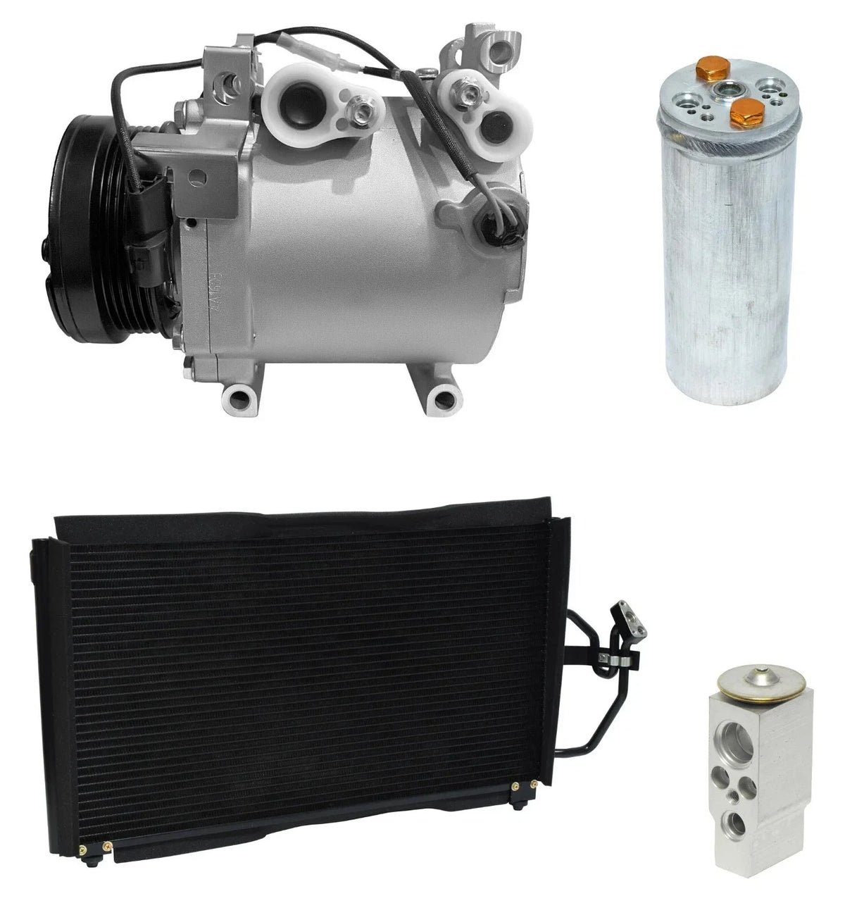 AC Compressor Kit With Condenser for Mitsubishi Galant 2.4L (2003–2012)