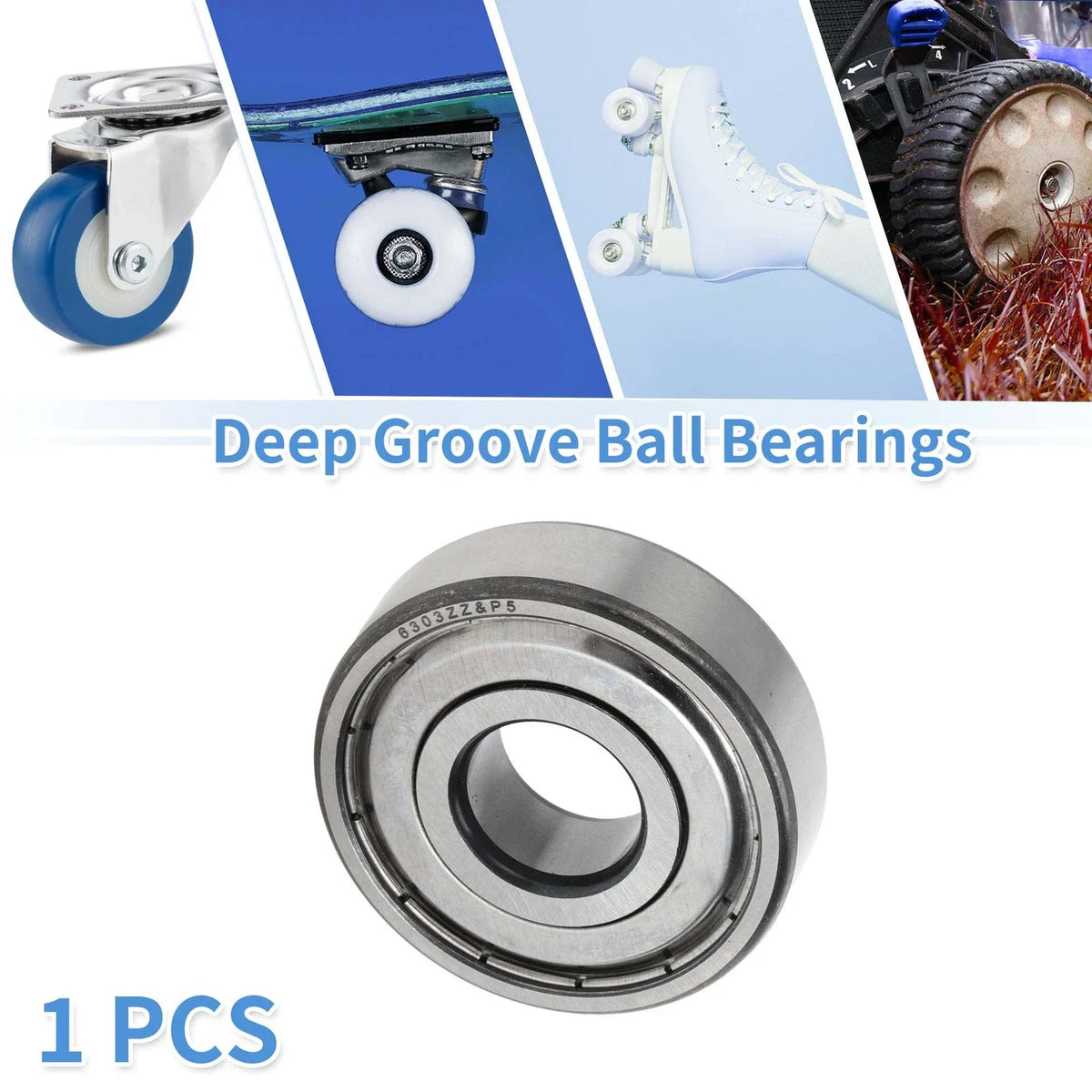 6303ZZ Deep Groove Ball Bearing for Various Models (17x47x14mm)
