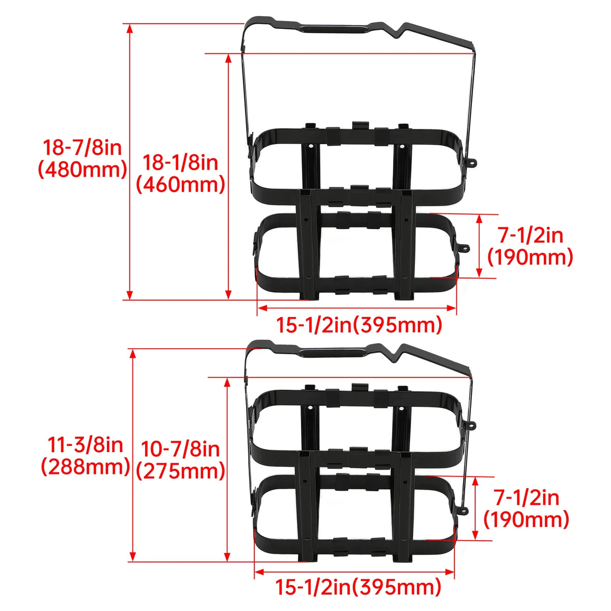 Jerry Can Holder Mount for HECASA (5.28 Gallons/20L)