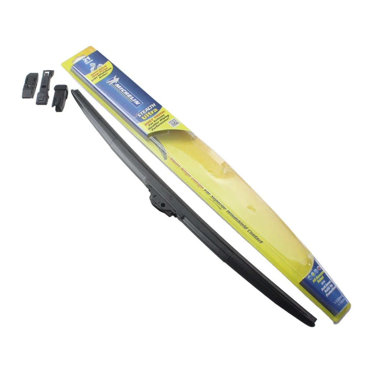 Set of 2 Wiper Blades for Audi S4 (2000–2001) - Michelin Stealth Ultra Hybrid 21"