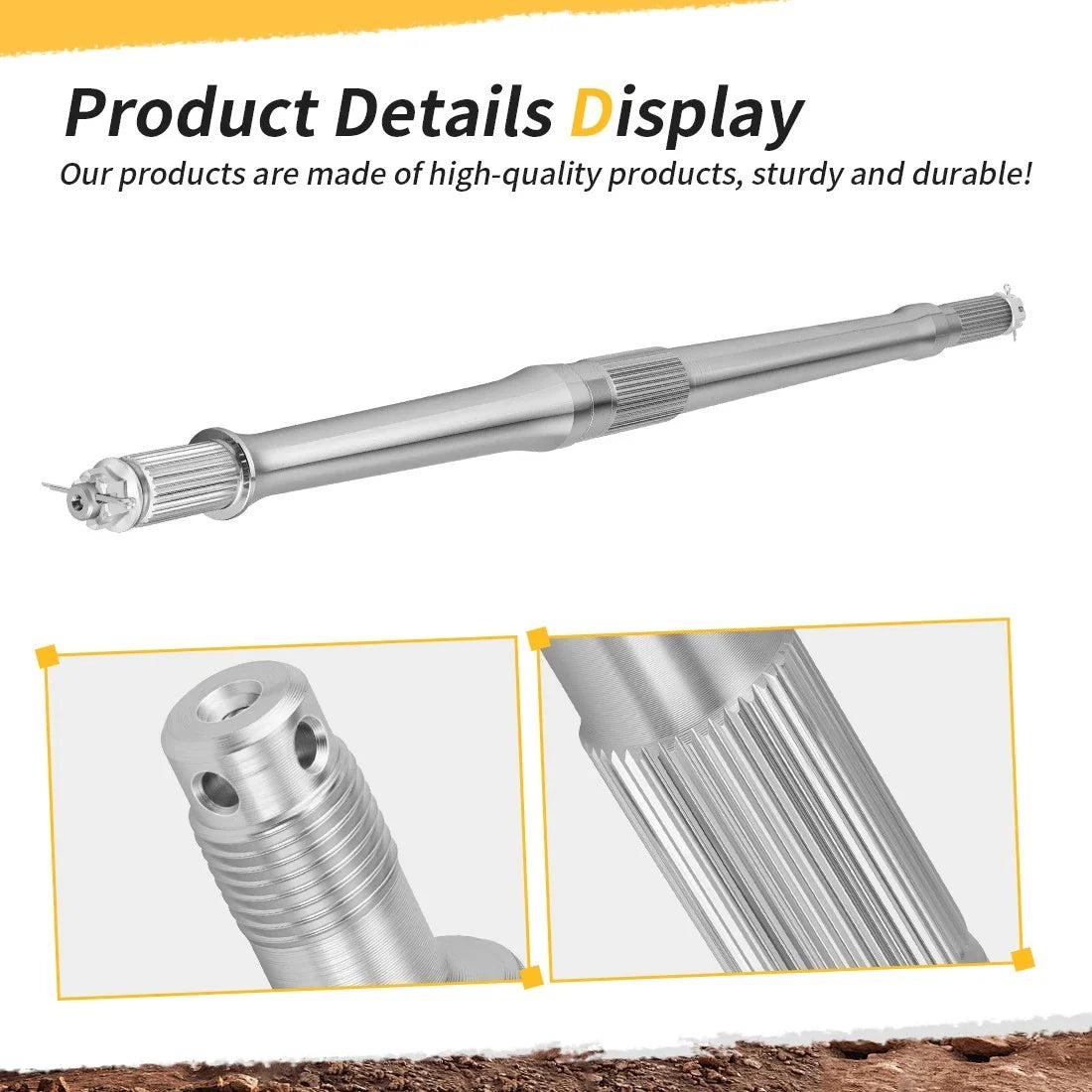 Rear Axle Solid Precision for Yamaha 5FU-F5381-01-00