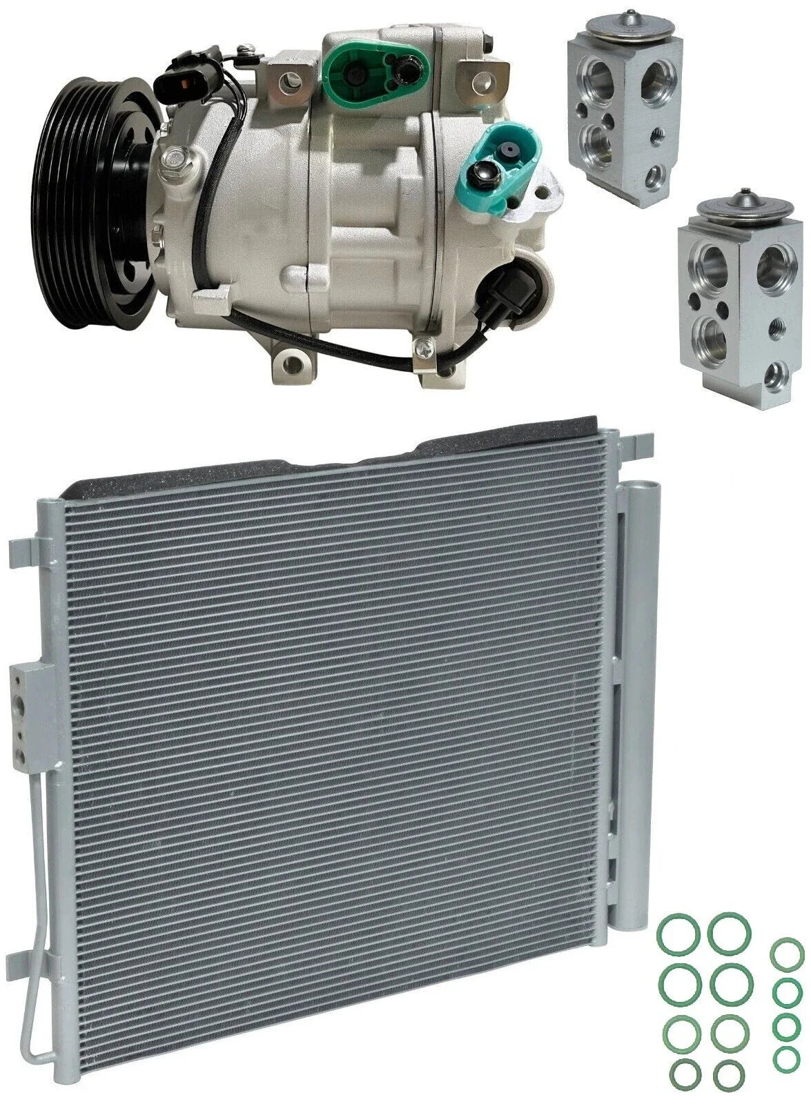 AC Compressor Kit with Condenser for Hyundai Santa Fe Sport 2.0T (2018)