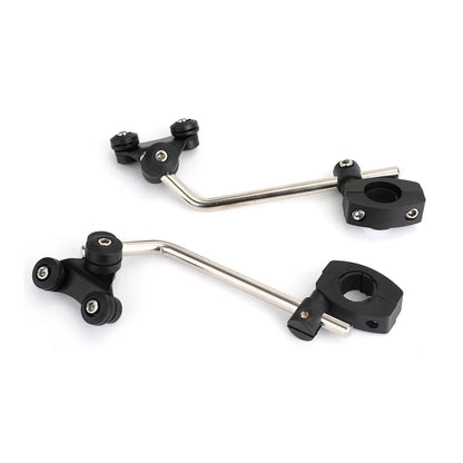 7/8" 22mm Universal Handlebar Mount Windscreen Bracket Clamp