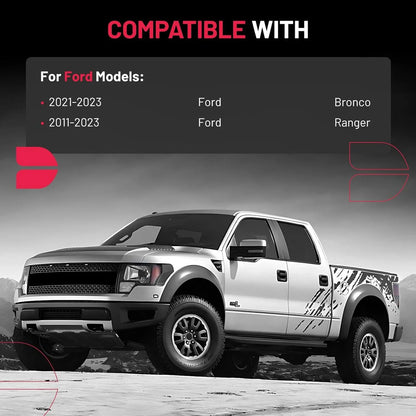4-Piece 2" Wheel Spacers Hub Centric for Ford Ranger (2019-2023) 6x5.5