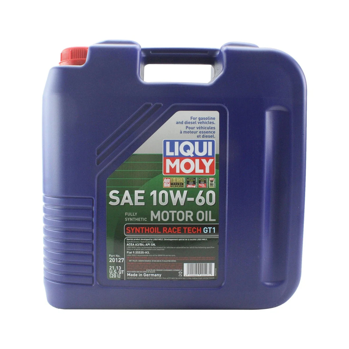 10W-60 Engine Oil by Liqui Moly 20127 for Toyota Hilux N70
