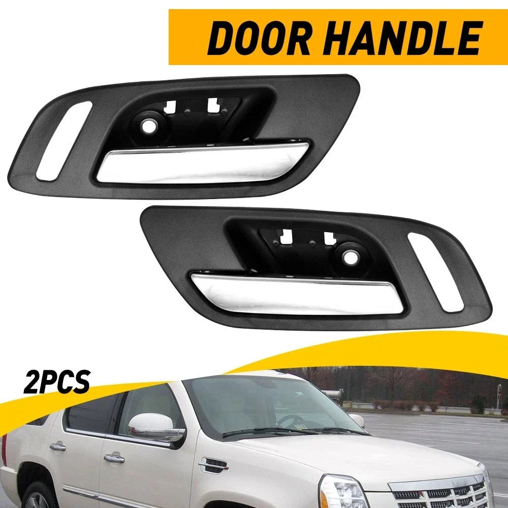 Black Housing Door Handle Inner for 2007-2013 Silverado 1500 Front LH RH