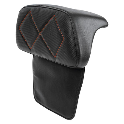 Black Rear Passenger Backrest for Touring & Road Glide (2014–2023)