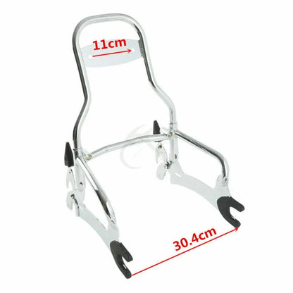 Sissy Bar Backrest Mount Spools - Chrome for Indian Chieftain 2014-2022