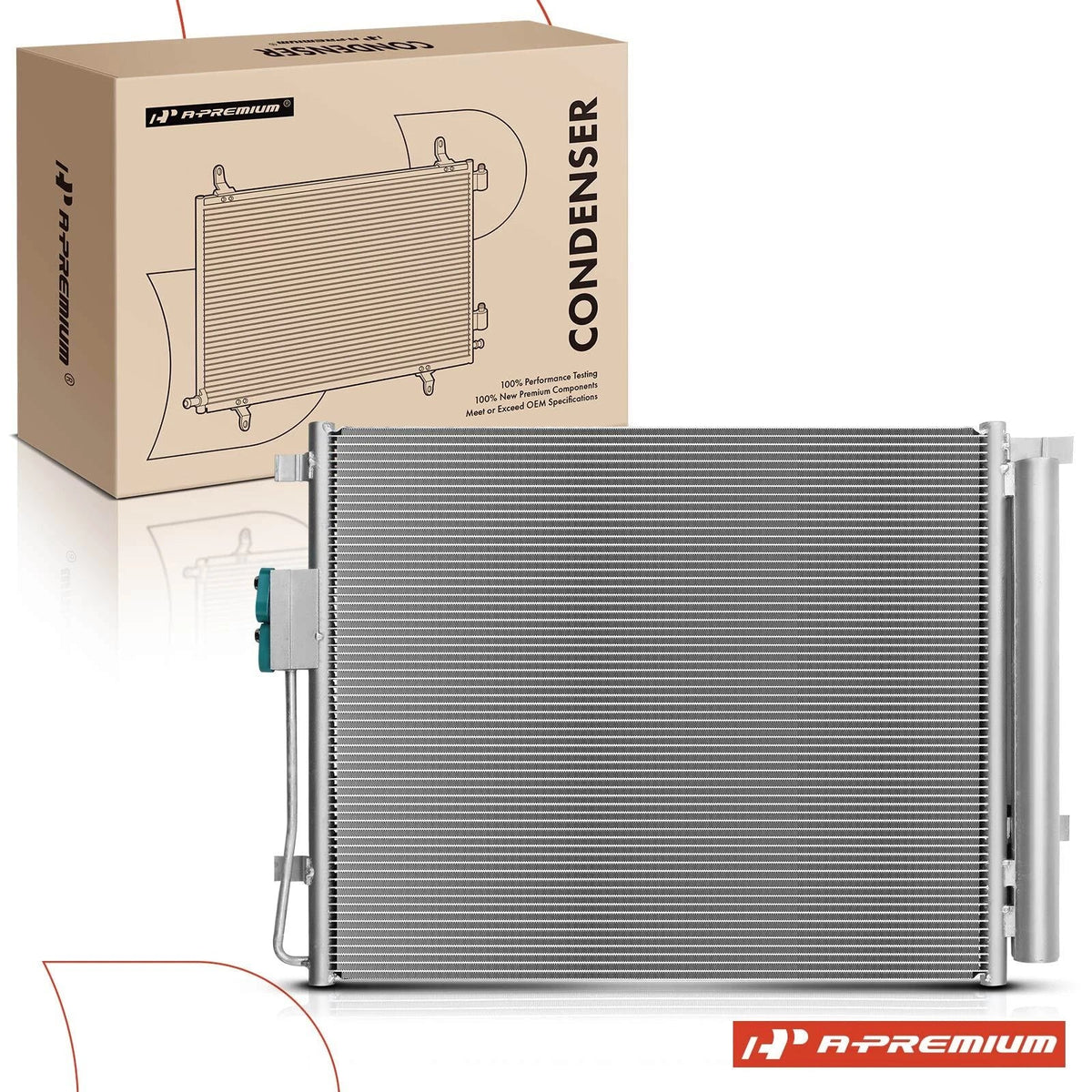 A/C Condenser with Receiver Drier for Kia Sorento (2016–2018)