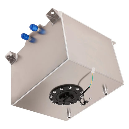 Racing Fuel Cell Tank, 8 Gallon, Black Aluminum for Universal Use