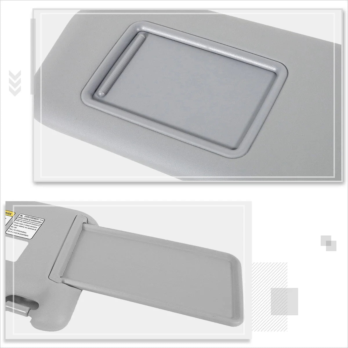 OE Style Driver Side Sun Visor for 2006-2012 Toyota RAV4