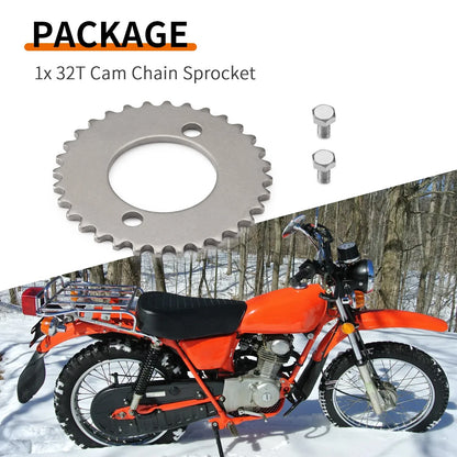 Set of 2 Cam Chain Sprockets for Honda XL200R CB125S XL125S XL185S (14321-440-000)