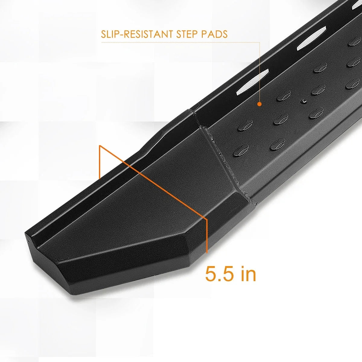 Set of 2 Side Step Nerf Bars for 2009-2020 Dodge Ram 1500 Crew Cab