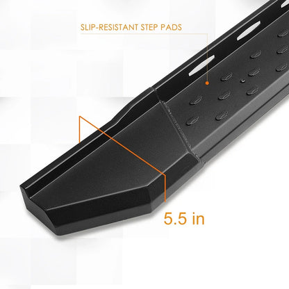 Set of 2 Side Step Nerf Bars for 2009-2020 Dodge Ram 1500 Crew Cab