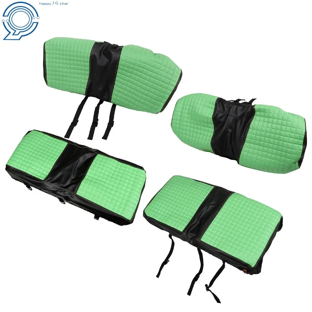 Green Seat Covers Set of 2 for Front and Rear of Club Car DS 2000.5–Present