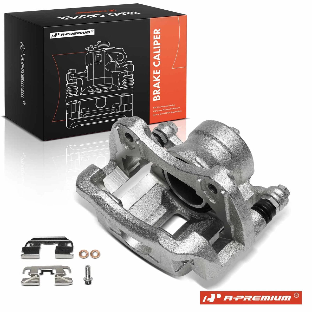 Front Left Brake Caliper with Bracket for Nissan Kicks (2018–2023)