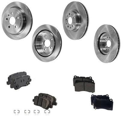 2016 Cadillac CTS Brake Disc and Pad Set - Ceramic Pads Included