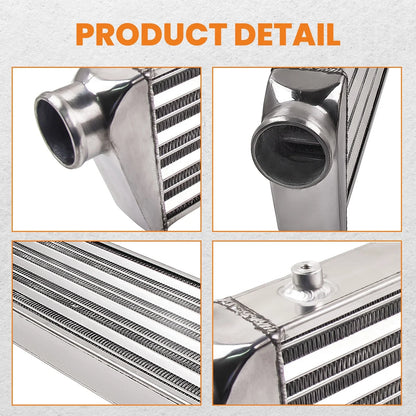 Intercooler 27"x7"x2.5" with 2.5" O.D. Inlet & Outlet - Universal Fit