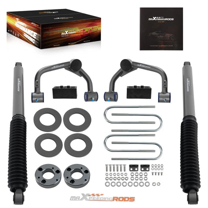 Front Rear 3" Lift Shock Kit for Ford F-150 4WD (2021–2025)