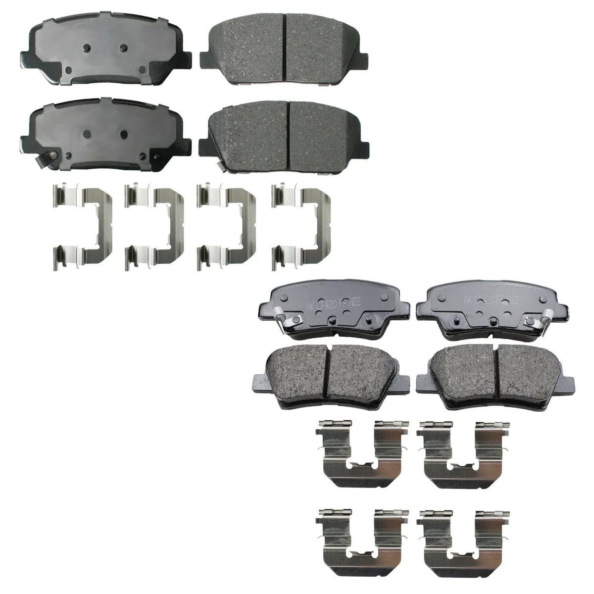Akebono ProACT Ceramic Disc Brake Pad Kit for Kia Optima (2011–2020)